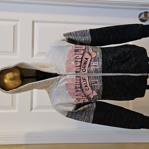 KLESIS LAND  San Francisco, CA  Hoodie - Gray and Pink - Size M KIDS (9-10)